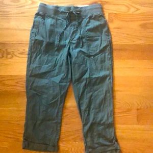 Capris.  Army green